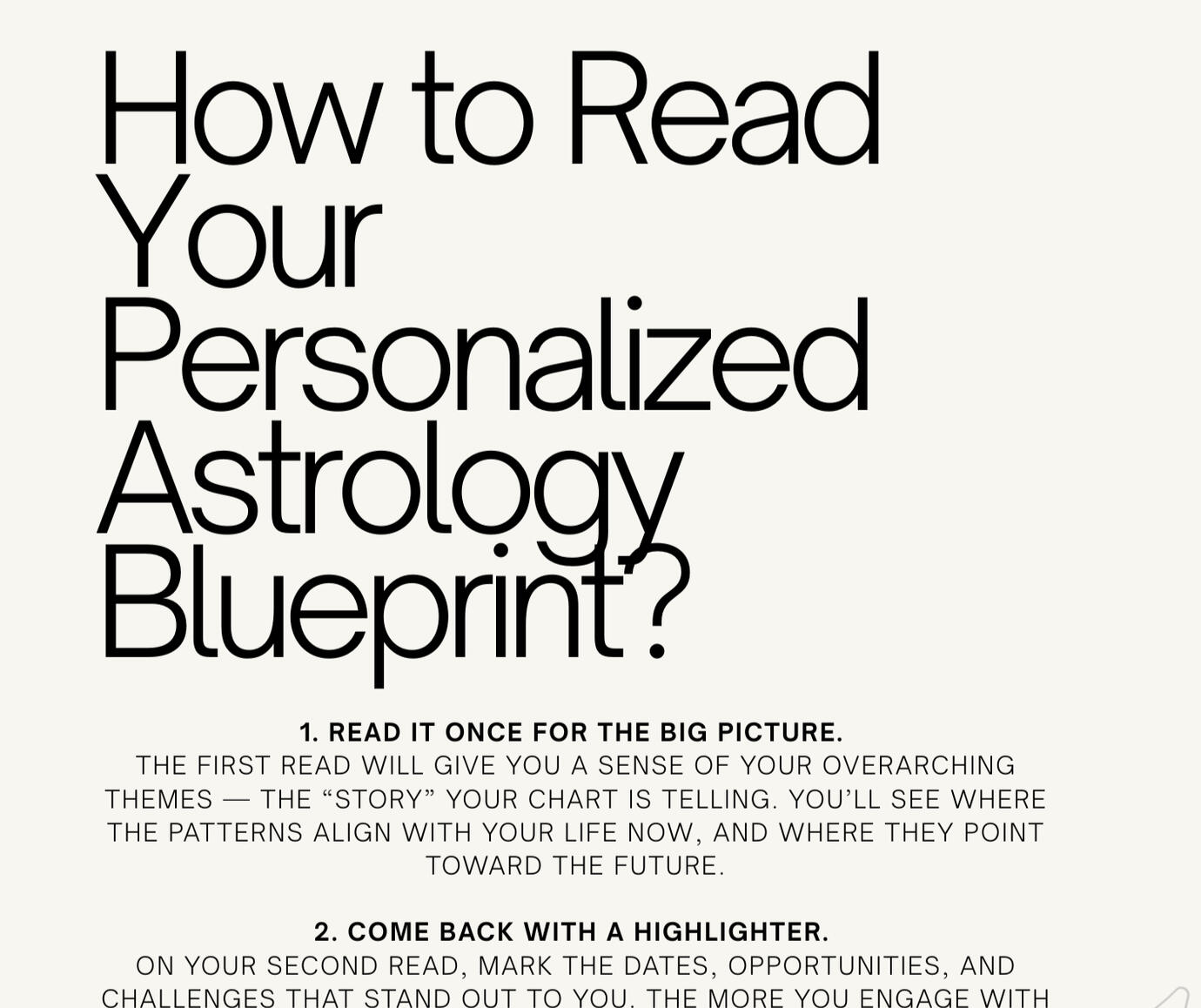 Deep Dive PDF preview — a glimpse into your personalized love reading “Preview of three pages from a personalized Deep Dive astrology love reading PDF.”